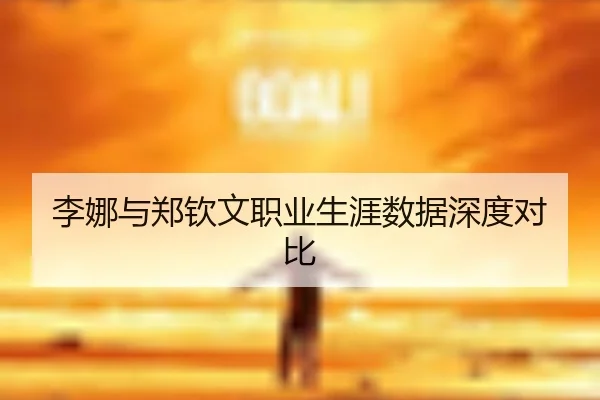 李娜与郑钦文职业生涯数据深度对比